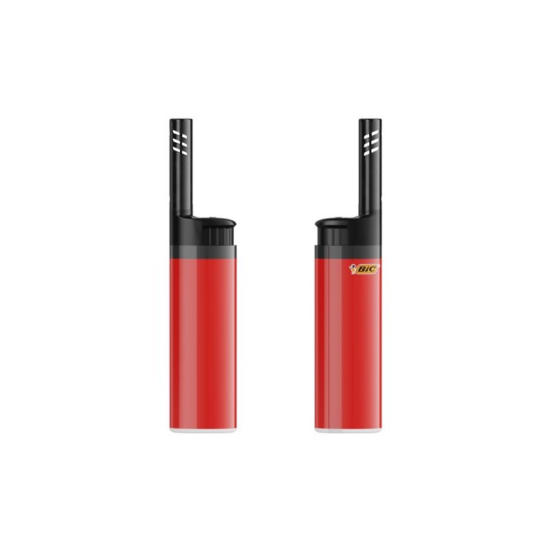 Briquet personnalisé  EZ Reach™ BIC® pas cher Matières : métal Couleurs : rouge personnalisation rapide en France