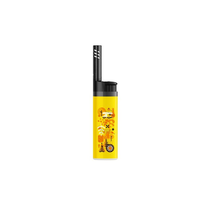 Briquet personnalisé  EZ Reach™ BIC® pas cher Matières : métal Couleurs : noir cadeau entreprise pas cher