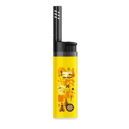 Briquet personnalisé  EZ Reach™ BIC® pas cher Matières : métal Couleurs : noir cadeau entreprise pas cher
