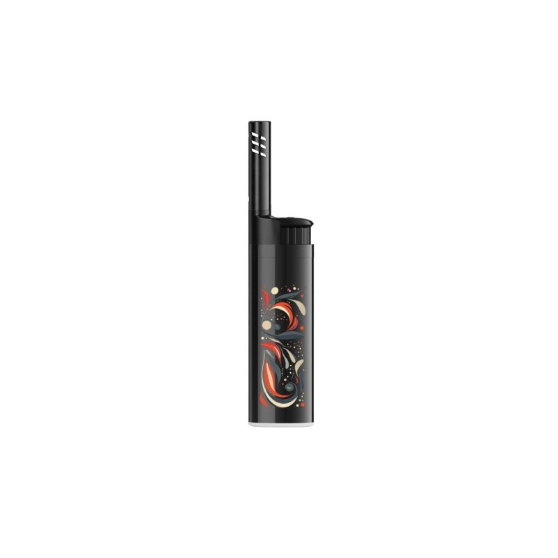 Briquet personnalisé  EZ Reach™ BIC® pas cher Matières : métal Couleurs : noir objet publicitaire robuste