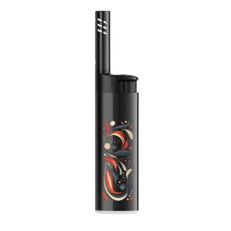 Briquet personnalisé  EZ Reach™ BIC® pas cher Matières : métal Couleurs : noir objet publicitaire robuste