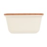 Boîte à lunch  en bambou personnalisée - THURSDAY Matières : bambou Couleurs : beige cadeau collaborateur premium