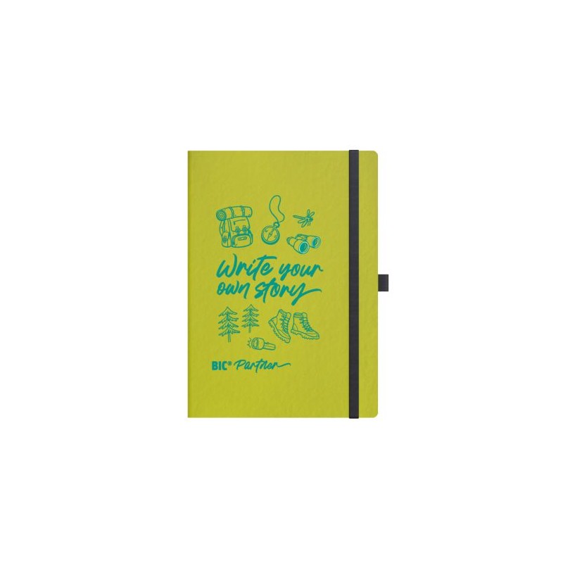 Carnet A5 personnalisé publicitaire  FruitCover BIC® Partner Matières : papier Couleurs : naturel nombre de pages : 144 pages