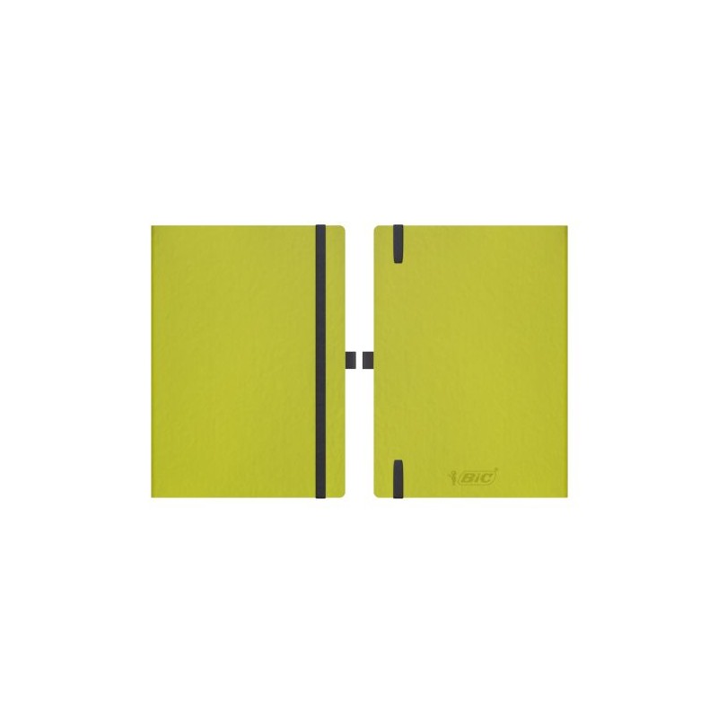 Carnet A5 personnalisé publicitaire  FruitCover BIC® Partner Matières : papier Couleurs : vert pomme nombre de pages : 144 pages