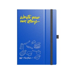 Carnet A5 personnalisé Hard Cover  BIC® Partner Matières : papier Couleurs : bleu marine nombre de pages : 144 pages 2