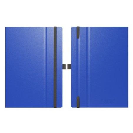 Carnet A5 personnalisé Hard Cover  BIC® Partner Matières : papier Couleurs : bleu marine nombre de pages : 144 pages cadeau clie