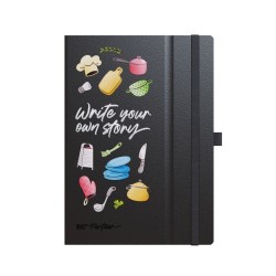 Carnet A5 personnalisé Hard Cover  BIC® Partner Matières : papier Couleurs : bleu marine nombre de pages : 144 pages 2