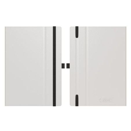 Carnet A5 personnalisé Hard Cover  BIC® Partner Matières : papier Couleurs : blanc nombre de pages : 144 pages impression logo h