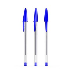 Stylo à bille personnalisée pas cher BIC® Cristal® Expression Matières : plastique Couleurs : bleu 2