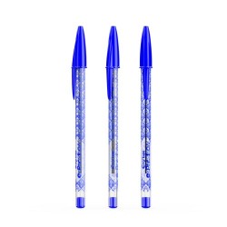 Stylo à bille personnalisée pas cher BIC® Cristal® Expression Matières : plastique Couleurs : bleu 2