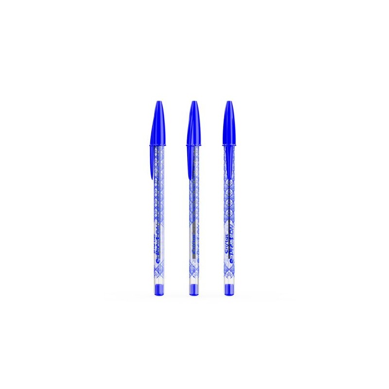 Stylo à bille personnalisée pas cher BIC® Cristal® Expression Matières : plastique Couleurs : rouge personnalisable avec votre l