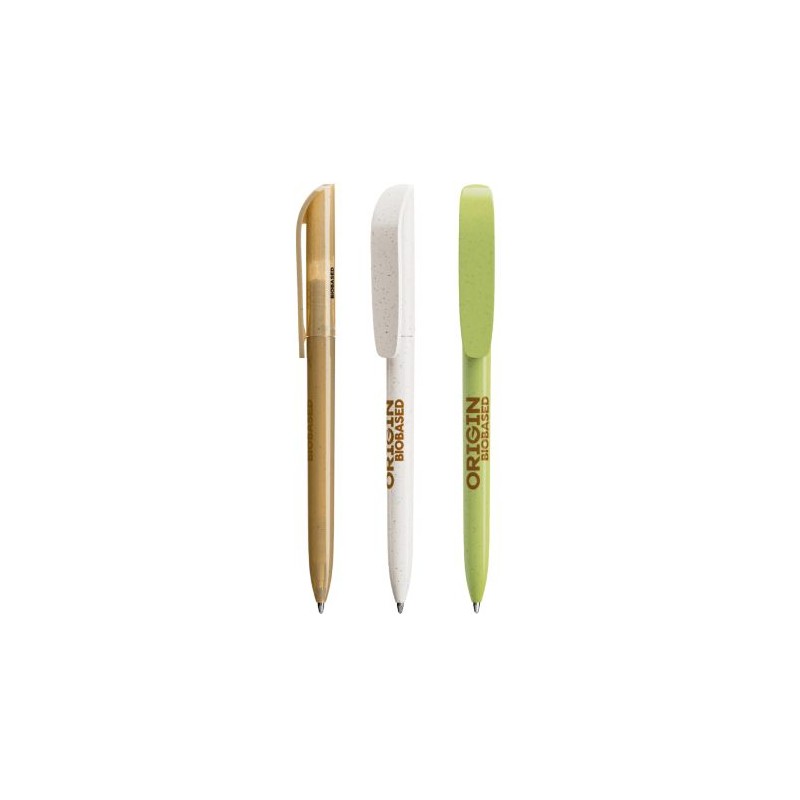Stylo Éco-responsable Personnalisé Super Clip Origin BIC® pas cher Couleurs : naturel objet publicitaire robuste