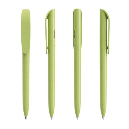 Stylo Éco-responsable Personnalisé Super Clip Origin BIC® pas cher Couleurs : vert herbe goodies publicitaire événementiel