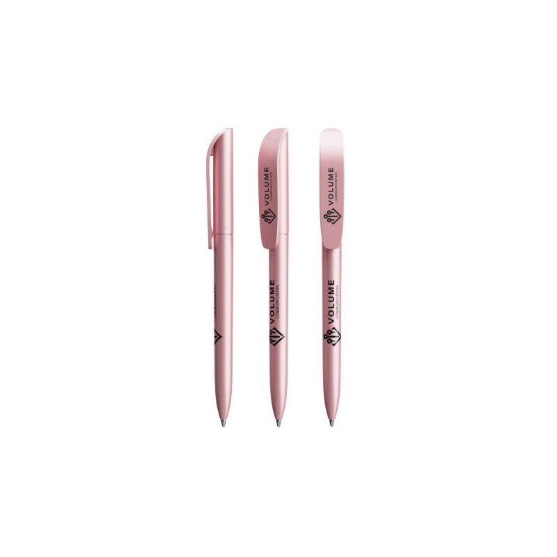 Stylo à bille personnalisable glacé - BIC® Super Clip goodies publicitaire durable