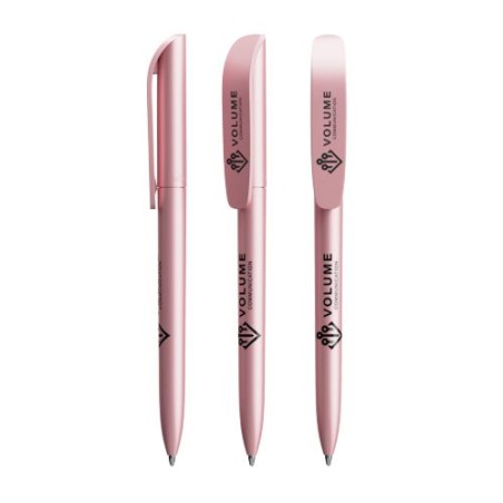 Stylo à bille personnalisable glacé - BIC® Super Clip goodies publicitaire durable