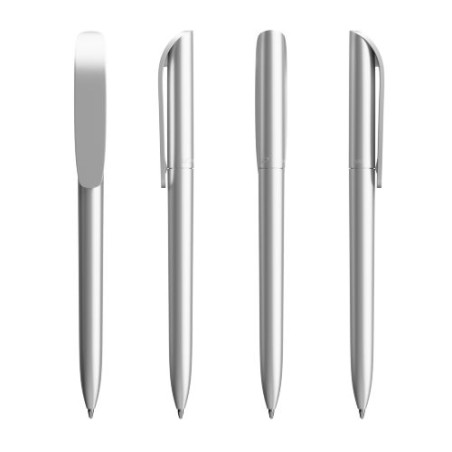 Stylo à bille personnalisable glacé - BIC® Super Clip cadeau collaborateur premium