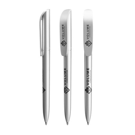 Stylo à bille personnalisable glacé - BIC® Super Clip personnalisable avec votre logo