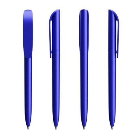 Stylo à bille personnalisable glacé - BIC® Super Clip objet promotionnel éco-responsable