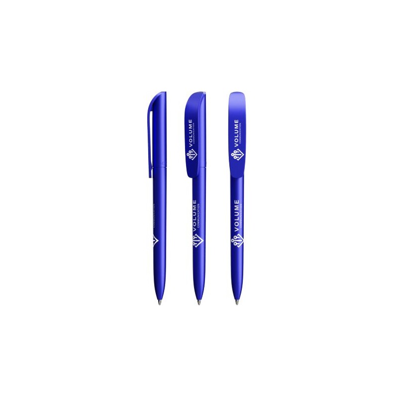 Stylo à bille personnalisable glacé - BIC® Super Clip objet promo petit budget