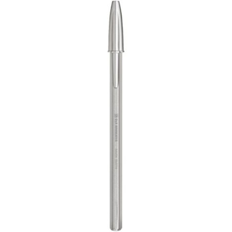 Stylo bille personnalisé durable BIC® Cristal® Re New Matières : métal Couleurs : métal goodies entreprise design