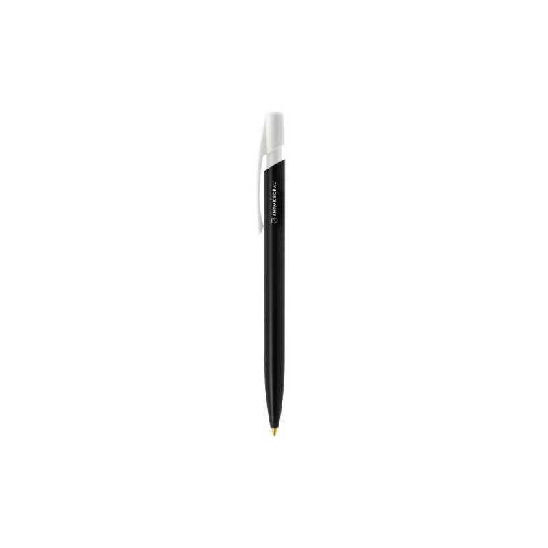 Stylo bille personnalisé antimicrobien  BIC® Media Clic BGUARD™ Matières : plastique Couleurs : noir livraison express 24h 48h