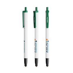 Stylo à bille  personnalisé Clic Stic Ecolutions® BIC® - 12 pièces Couleurs : noir