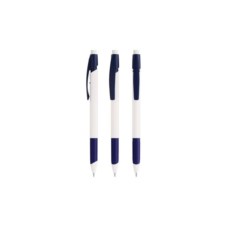 Porte-mine  personnalisé Media Clic Grip BIC® Couleurs : blanc goodies entreprise design