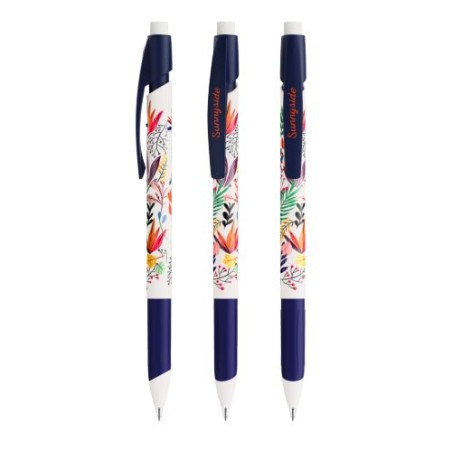 Porte-mine  personnalisé Media Clic Grip BIC® Couleurs : blanc impression logo haute qualité