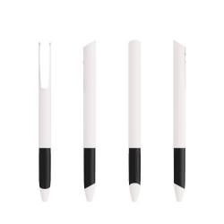 Stylo Bille Éco-responsable Personnalisé Media Clic Grip - BIC® Couleurs : blanc 2