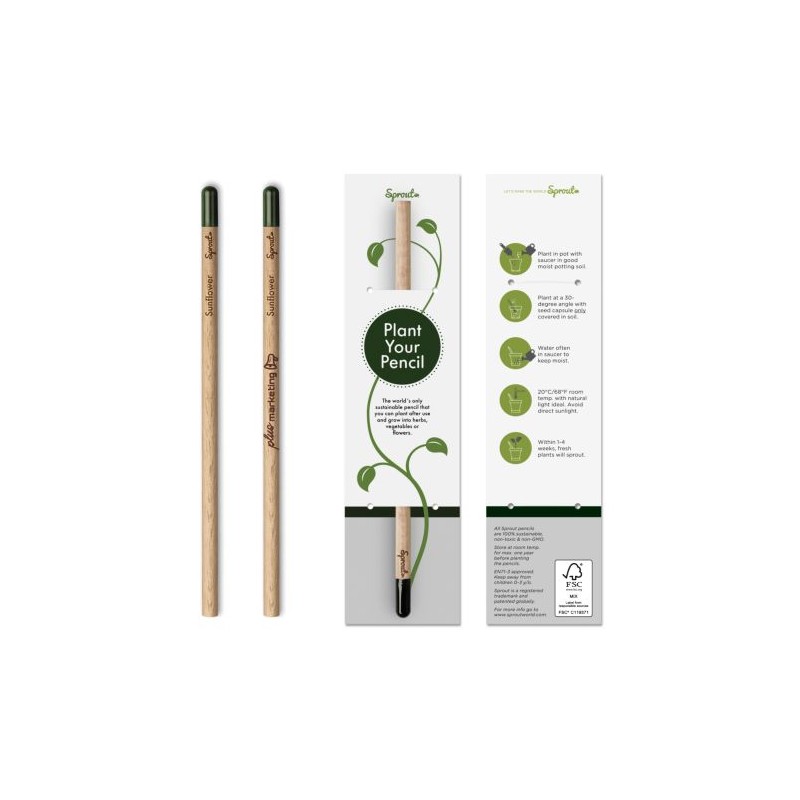 Crayon Éco-responsable et Personnalisé - Sprout™ Matières : bois impression haute définition