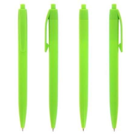 Stylo Personnalisé Écriture de Qualité à Prix Mini Basic Matières : plastique Couleurs : vert citron objet promo petit budget