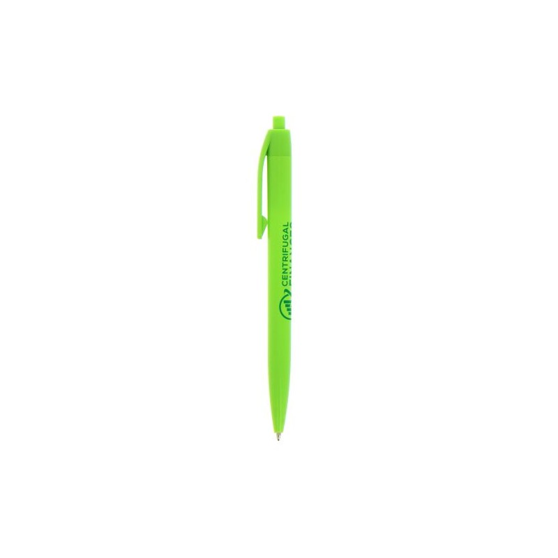 Stylo Personnalisé Écriture de Qualité à Prix Mini Basic Matières : plastique Couleurs : vert citron personnalisation rapide en 