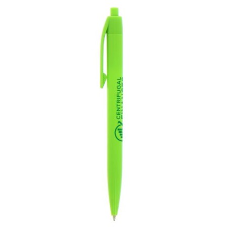 Stylo Personnalisé Écriture de Qualité à Prix Mini Basic Matières : plastique Couleurs : vert citron personnalisation rapide en 
