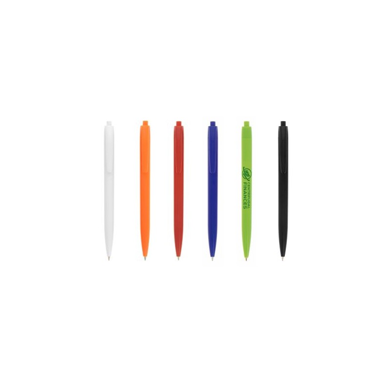 Stylo Personnalisé Écriture de Qualité à Prix Mini Basic Matières : plastique Couleurs : orange impression haute définition