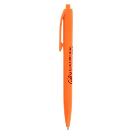 Stylo Personnalisé Écriture de Qualité à Prix Mini Basic Matières : plastique Couleurs : orange objet promotionnel éco-responsab