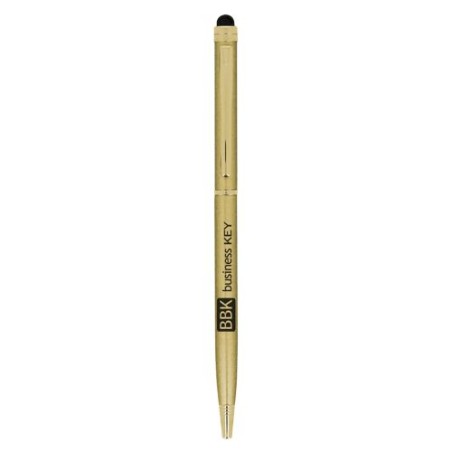 Stylo Exécutif Sleek Stylus Personnalisé Matières : métal Couleurs : doré impression haute définition