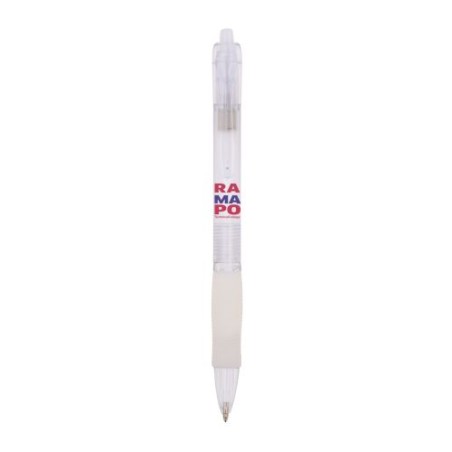 Stylo Click Publicitaire Personnalisé Matières : plastique Couleurs : blanc cadeau entreprise pas cher