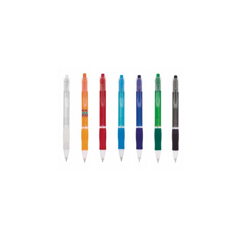 Stylo Click Publicitaire Personnalisé Matières : plastique Couleurs : vert marquage laser ultra précis