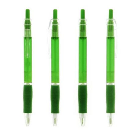 Stylo Click Publicitaire Personnalisé Matières : plastique Couleurs : vert objet promotionnel éco-responsable