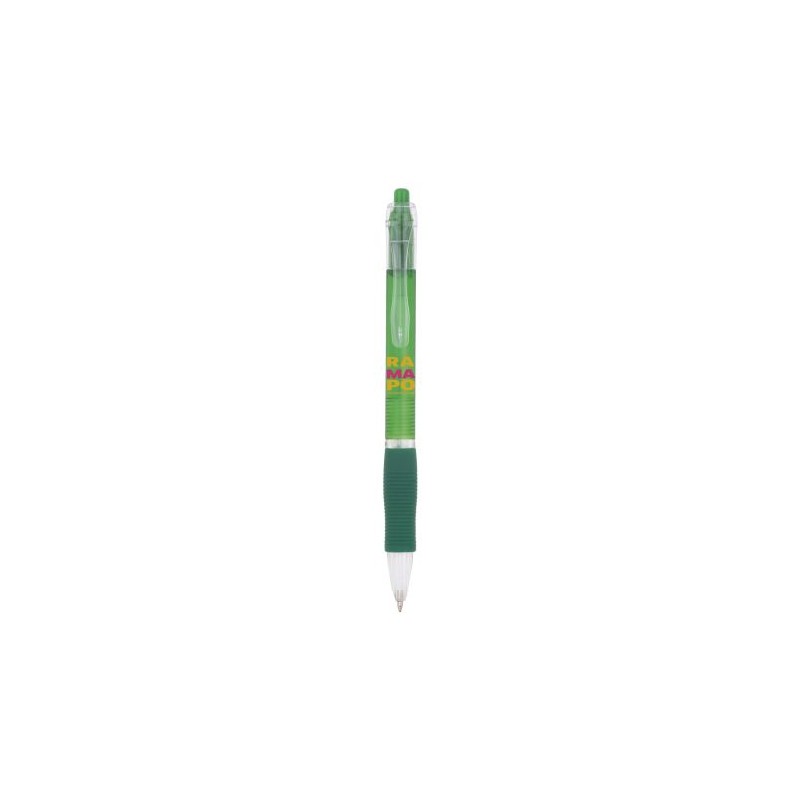 Stylo Click Publicitaire Personnalisé Matières : plastique Couleurs : vert objet publicitaire robuste