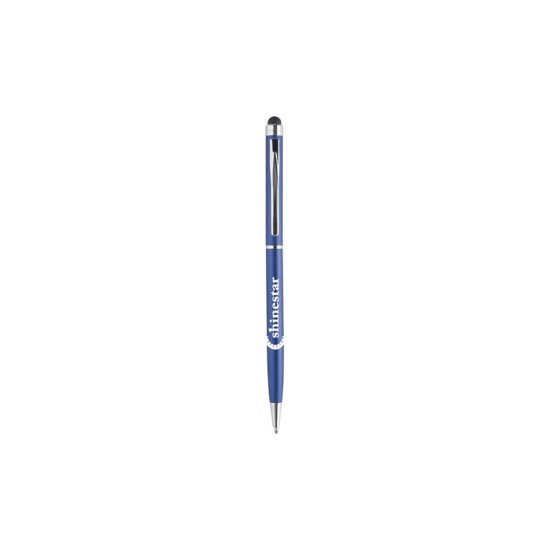 Stylo Mat Publicitaire Unique Sleek Stylus Matières : métal Couleurs : bleu impression haute définition