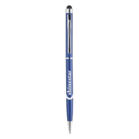 Stylo Mat Publicitaire Unique Sleek Stylus Matières : métal Couleurs : bleu impression haute définition
