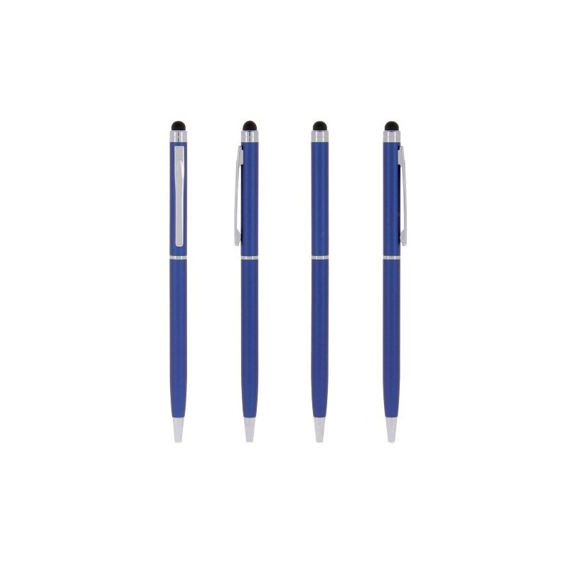 Stylo Mat Publicitaire Unique Sleek Stylus Matières : métal Couleurs : bleu livraison express 24h 48h