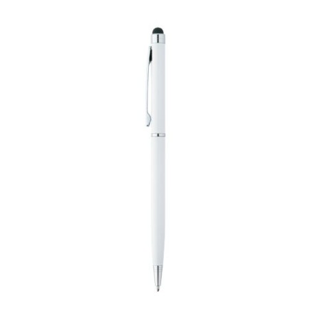 Stylo personnalisé Sleek Stylus pour entreprise Matières : métal Couleurs : blanc personnalisable avec votre logo