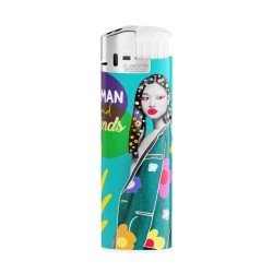 Briquet Chromé Personnalisé J38 - BIC® Matières : métal Couleurs : chromé 2