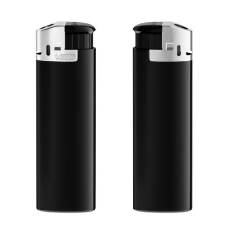 Briquet Chromé Personnalisé J38 - BIC® Matières : métal Couleurs : chromé livraison express 24h 48h