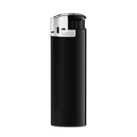 Briquet Chromé Personnalisé J38 - BIC® Matières : métal Couleurs : chromé goodies publicitaire durable