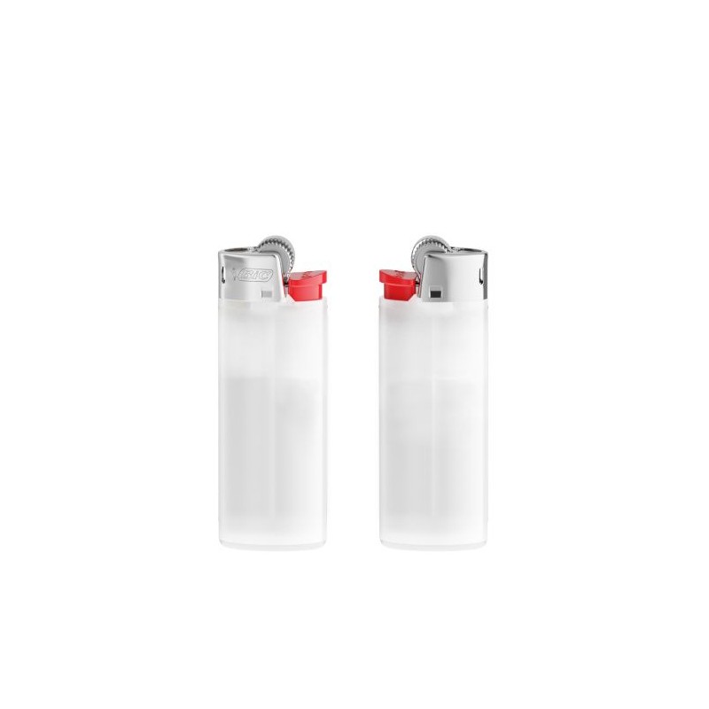 Étui Briquet Personnalisé Clip Case Éco-responsable BIC® Matières : plastique Couleurs : blanc translucide impression haute défi