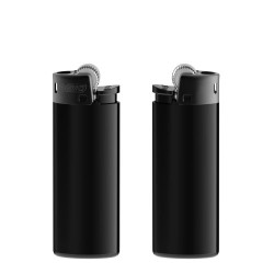 Briquet Éco-responsable Personnalisé J25 All Black BIC® Matières : métal Couleurs : noir 2
