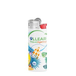 Briquet Standard Personnalisé Éco-responsable J25 BIC® Matières : métal Couleurs : blanc translucide